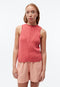 Givn Berlin Strick-Top GBCOURTNEY slim aus Bio-Baumwolle Top Sunset Coral