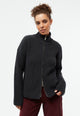 Givn Berlin Strickjacke GBABIGAIL aus Bio-Baumwolle mit Reißverschluss Cardigan Anthracite