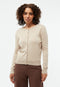Givn Berlin Strickjacke GBPOPPY aus Bio-Baumwolle Cardigan Oat Beige