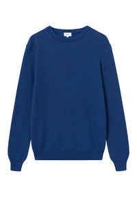 Givn Berlin Strickpullover AIDEN aus Bio-Baumwolle Sweater Deep Blue (Melange)