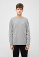 Givn Berlin Strickpullover DAMON aus recycelter Wolle Sweater Grey Melange