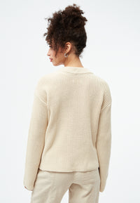 Givn Berlin Strickpullover ELSA aus Bio-Baumwolle Sweater Off White