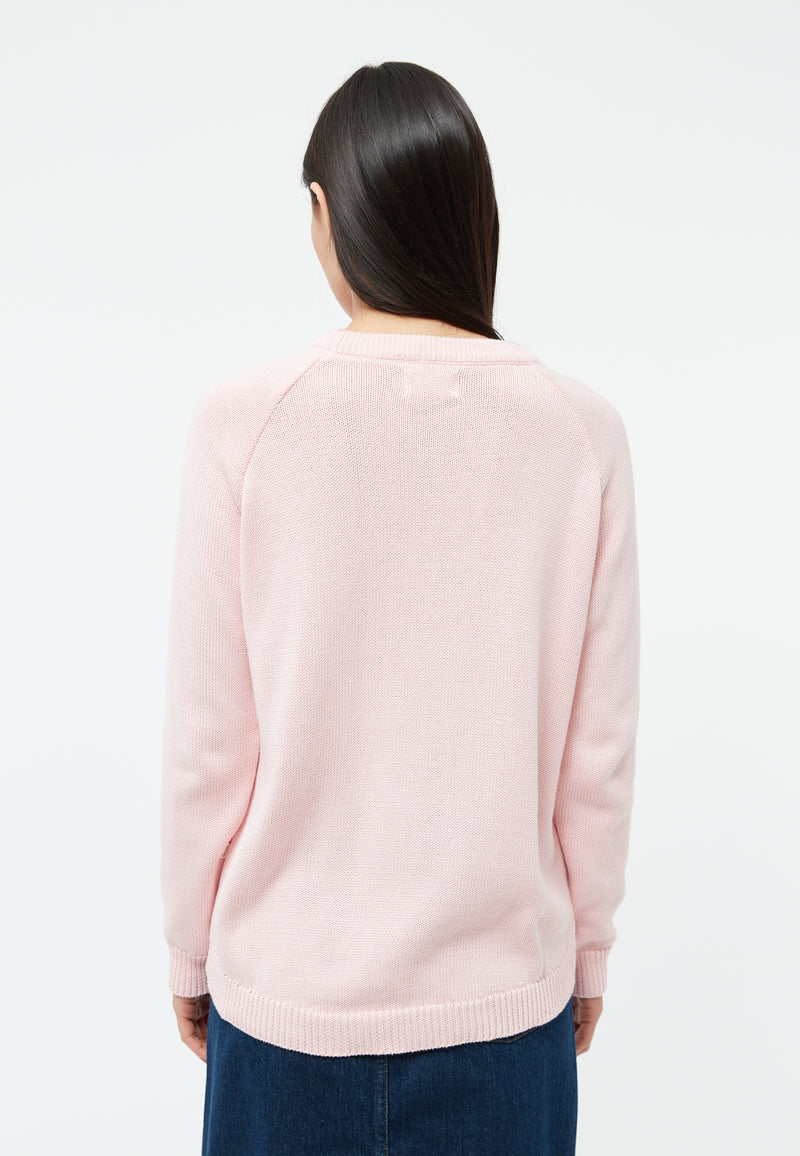 Givn Berlin Strickpullover ERICA aus Bio-Baumwolle Sweater Light Rose