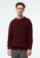 Givn Berlin Strickpullover GBBRENDAN loose Fit aus Bio-Baumwolle Sweater Burgundy