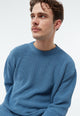 Givn Berlin Strickpullover GBBRENDAN loose Fit aus Bio-Baumwolle Sweater Cloudy Blue
