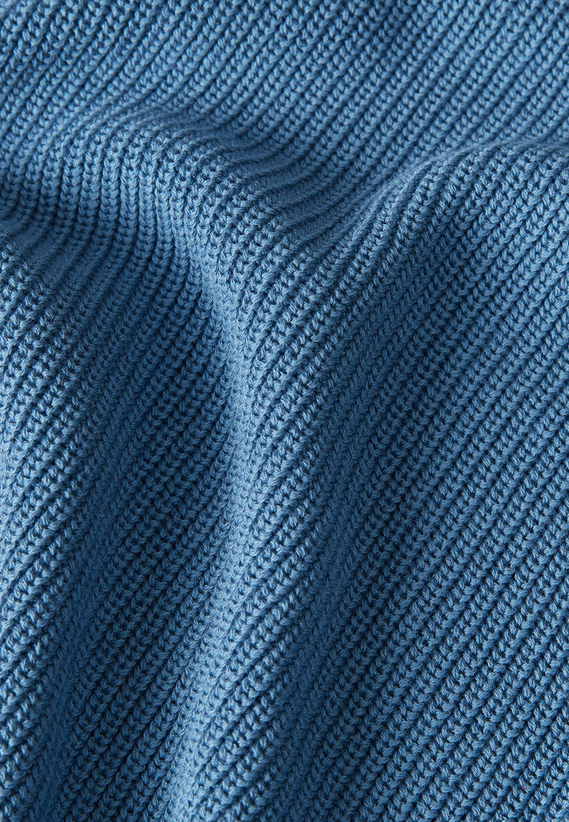 Givn Berlin Strickpullover GBBRENDAN loose Fit aus Bio-Baumwolle Sweater Cloudy Blue