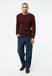 Givn Berlin Strickpullover GBCARL aus Bio-Baumwolle Sweater Wine Red