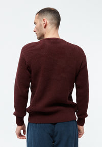 Givn Berlin Strickpullover GBCARL aus Bio-Baumwolle Sweater Wine Red