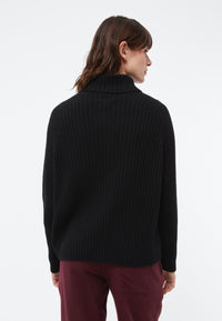 Givn Berlin Strickpullover GBCASSIA mit Rollgragen aus recyceltem Wollgemisch Sweater Black