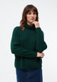 Givn Berlin Strickpullover GBCASSIA mit Rollgragen aus recyceltem Wollgemisch Sweater Bottle Green