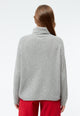 Givn Berlin Strickpullover GBCASSIA mit Rollgragen aus recyceltem Wollgemisch Sweater Mid Grey