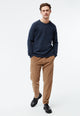 Givn Berlin Strickpullover GBCOOPER aus recyceltem Wollgemisch Sweater Dark Blue