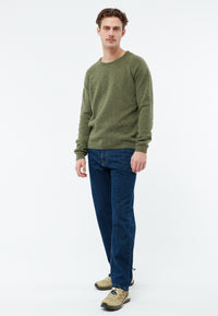 Givn Berlin Strickpullover GBCOOPER aus recyceltem Wollgemisch Sweater Khaki