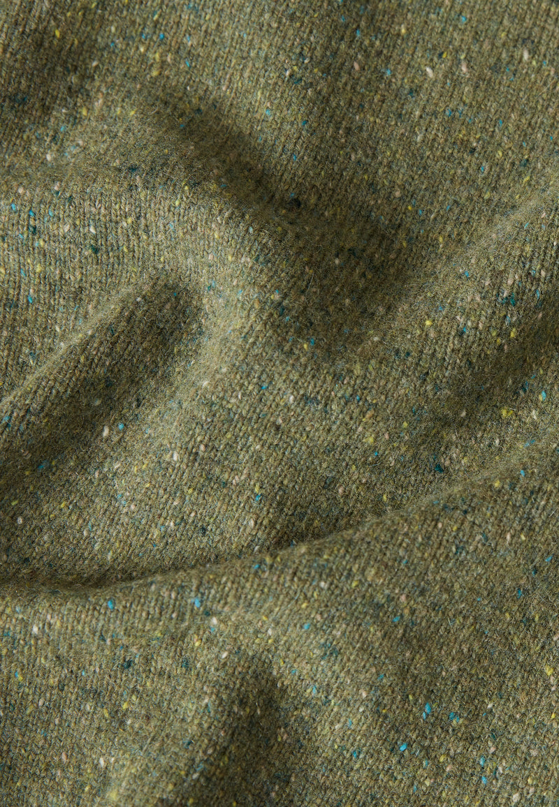 Givn Berlin Strickpullover GBCOOPER aus recyceltem Wollgemisch Sweater Khaki