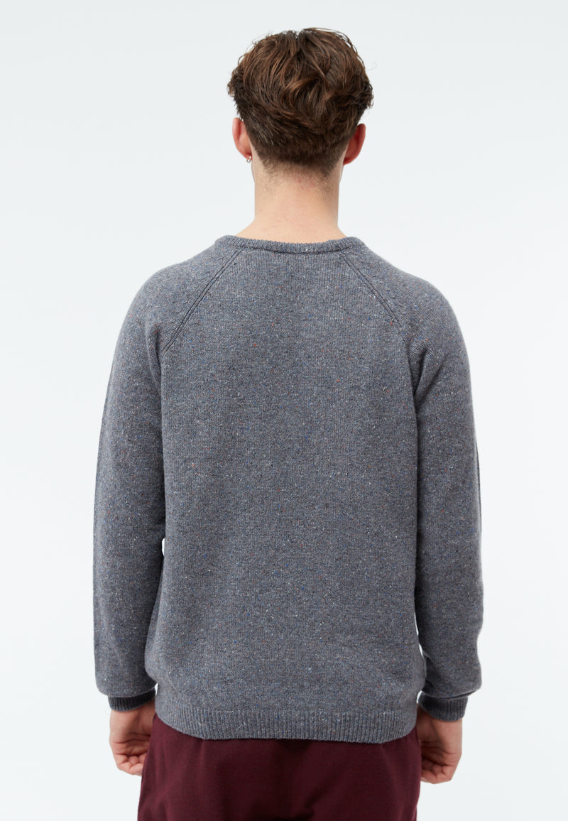Givn Berlin Strickpullover GBCOOPER aus recyceltem Wollgemisch Sweater Mid Grey