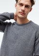 Givn Berlin Strickpullover GBCOOPER aus recyceltem Wollgemisch Sweater Mid Grey