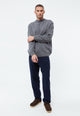 Givn Berlin Strickpullover GBIVAN aus recycelter Wolle Sweater Mid Grey