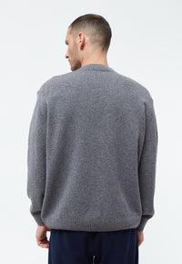 Givn Berlin Strickpullover GBIVAN aus recycelter Wolle Sweater Mid Grey