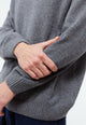 Givn Berlin Strickpullover GBIVAN aus recycelter Wolle Sweater Mid Grey