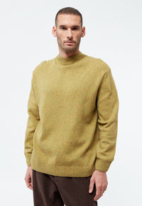 Givn Berlin Strickpullover GBIVAN aus recycelter Wolle Sweater Ocher Yellow