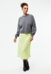 Givn Berlin Strickpullover GBJULIANA aus recycelter Wolle Sweater Mid Grey