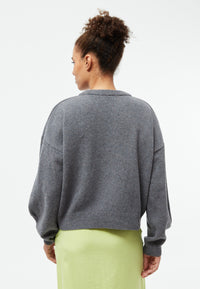 Givn Berlin Strickpullover GBJULIANA aus recycelter Wolle Sweater Mid Grey
