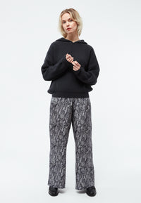 Givn Berlin Strickpullover GBMARIELLA relaxed Fit aus Bio-Baumwolle mit Kaputze Sweater Anthracite