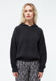 Givn Berlin Strickpullover GBMARIELLA relaxed Fit aus Bio-Baumwolle mit Kaputze Sweater Anthracite