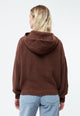 Givn Berlin Strickpullover GBMARIELLA relaxed Fit aus Bio-Baumwolle mit Kaputze Sweater Burned Brown