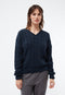 Givn Berlin Strickpullover GBRAMEA mit Zopfmuster aus Bio-Baumwolle Sweater Midnight Blue