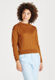 Givn Berlin Strickpullover SABRINA aus Bio-Baumwolle Sweater Rubber Brown