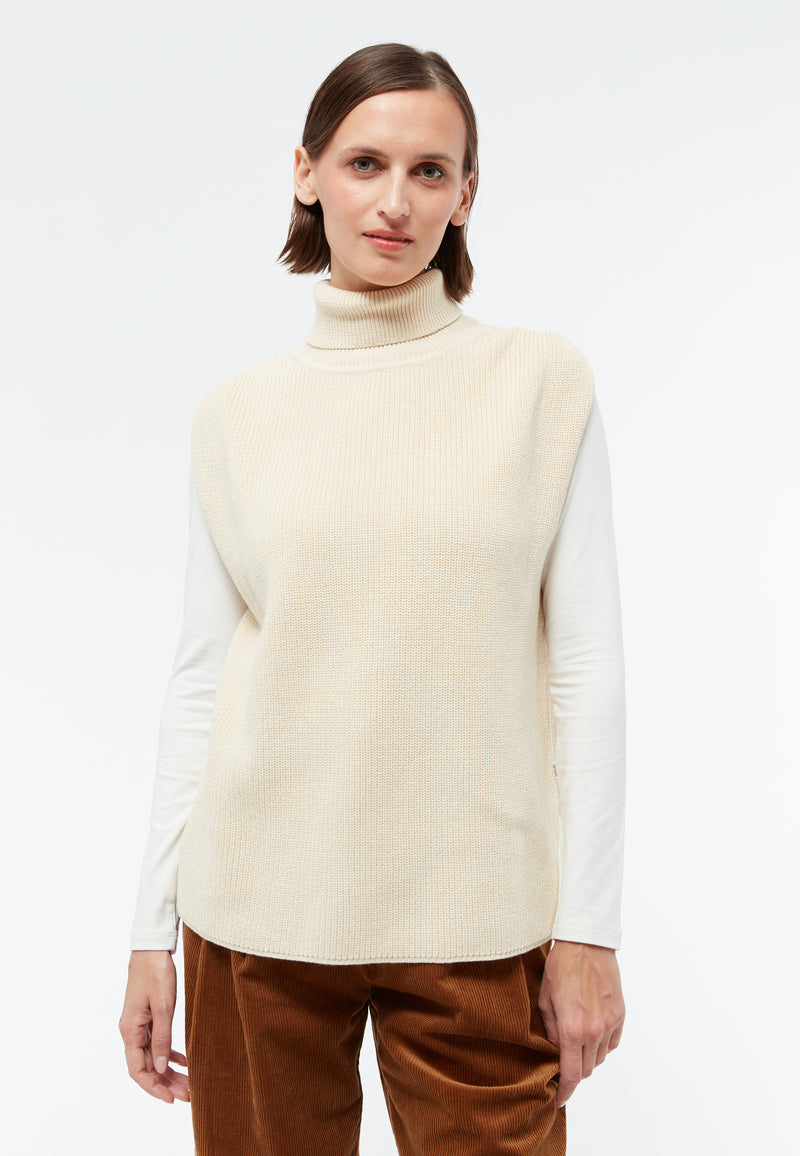 Givn Berlin Strickpullunder KEIRA aus Bio-Baumwolle Sweater Undyed