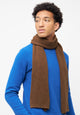 Givn Berlin Strickschal ISAAC aus Bio-Baumwolle Scarf Chestnut Brown