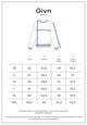 Givn Berlin Strickshirt GBMARIA aus Bio-Baumwolle Longsleeve Ice Water Blue (Jacquard)
