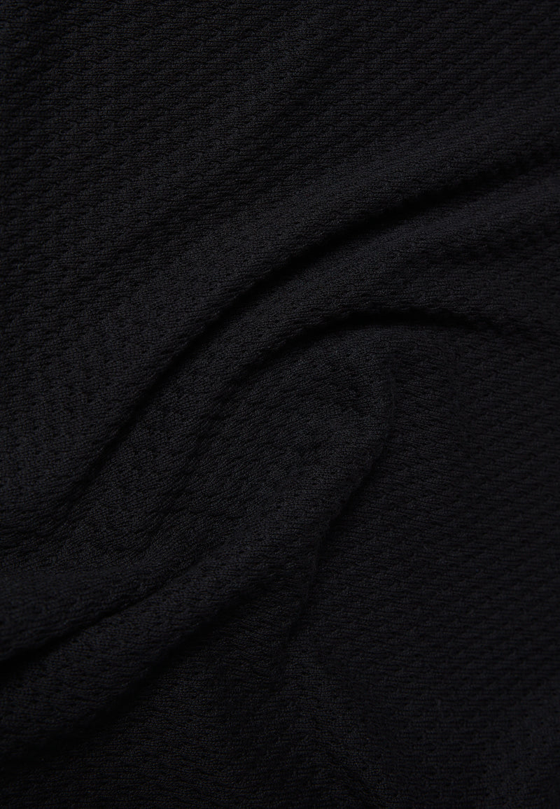 Givn Berlin Stricktop GBSHIRLEY cropped aus Bio-Baumwolle im Jacquard Muster Top Black (Jacquard)