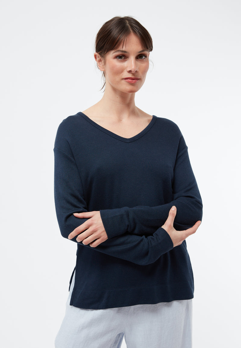 Givn Berlin Sweater DANIELLE aus TENCEL™ Modal  Sweater Midnight Blue
