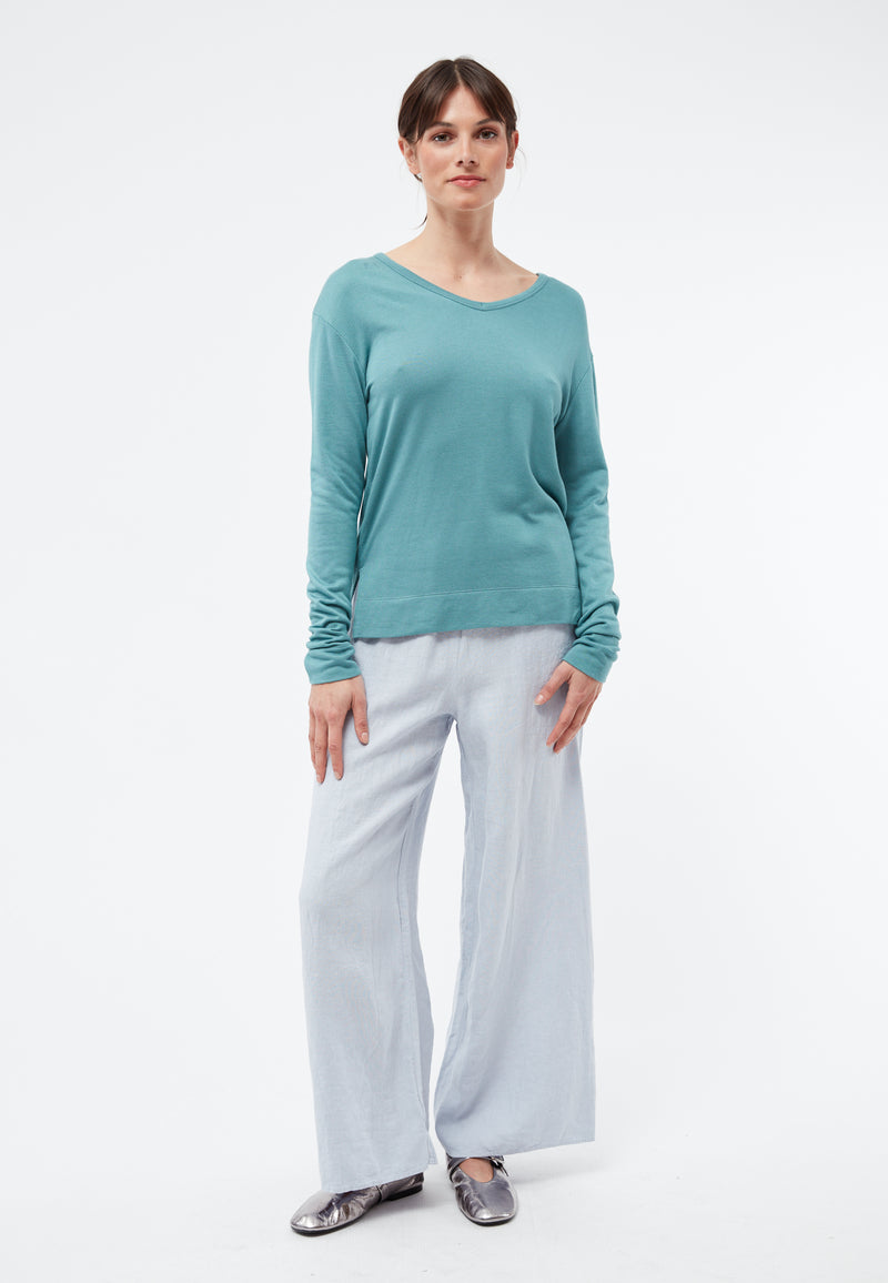 Givn Berlin Sweater DANIELLE aus TENCEL™ Modal  Sweater Petrol