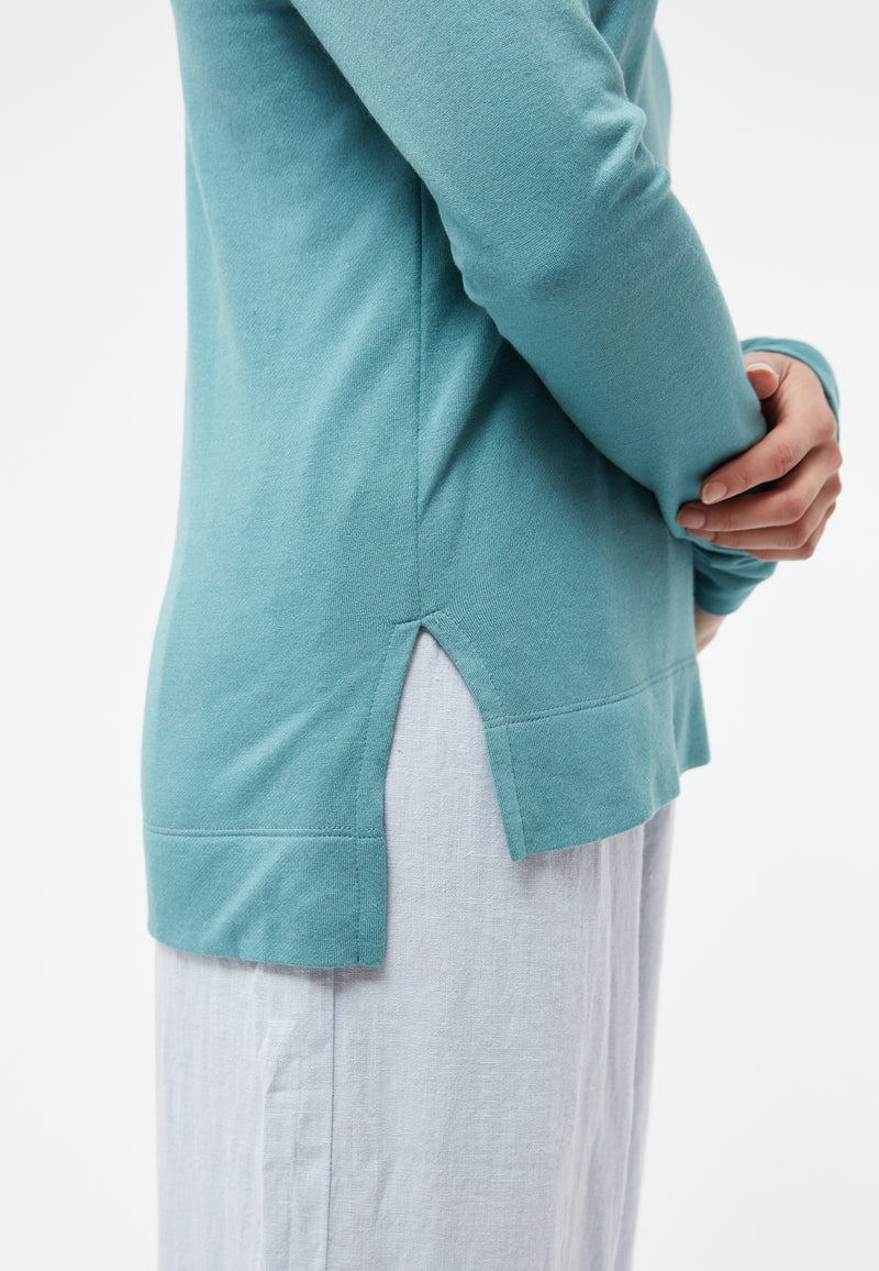 Givn Berlin Sweater DANIELLE aus TENCEL™ Modal  Sweater Petrol