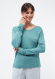 Givn Berlin Sweater DANIELLE aus TENCEL™ Modal  Sweater Petrol
