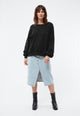 Givn Berlin Sweater GBADA loose Fit aus recycelter Baumwolle Sweater Dark Grey