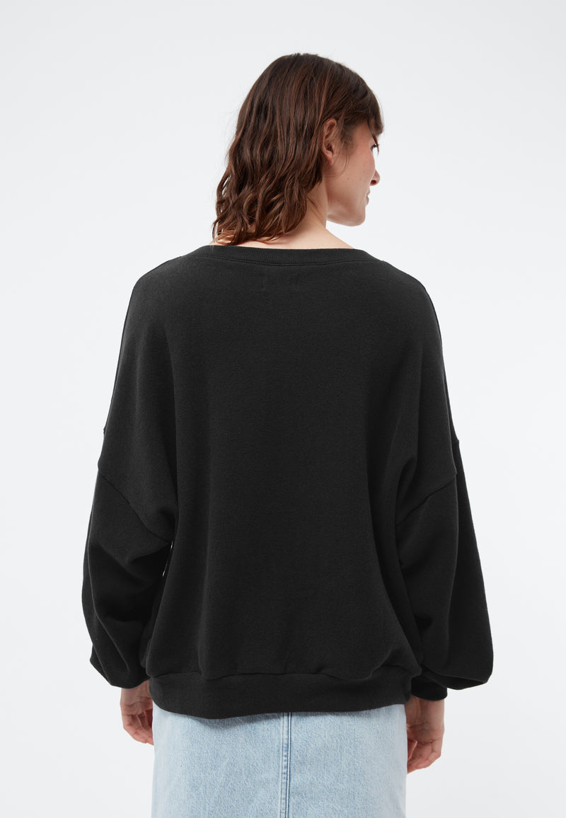 Givn Berlin Sweater GBADA loose Fit aus recycelter Baumwolle Sweater Dark Grey