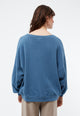 Givn Berlin Sweater GBADA loose Fit aus recycelter Baumwolle Sweater Distant Blue