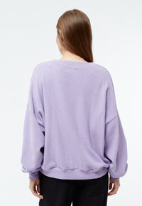 Givn Berlin Sweater GBADA loose Fit aus recycelter Baumwolle Sweater Light Amethyst