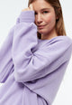 Givn Berlin Sweater GBADA loose Fit aus recycelter Baumwolle Sweater Light Amethyst
