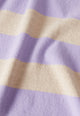 Givn Berlin Sweater GBADA loose Fit aus recycelter Baumwolle Sweater Light Beige / Light Amethyst (Stripes)