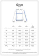 Givn Berlin Sweater GBADA loose Fit aus recycelter Baumwolle Sweater Light Beige / Light Amethyst (Stripes)