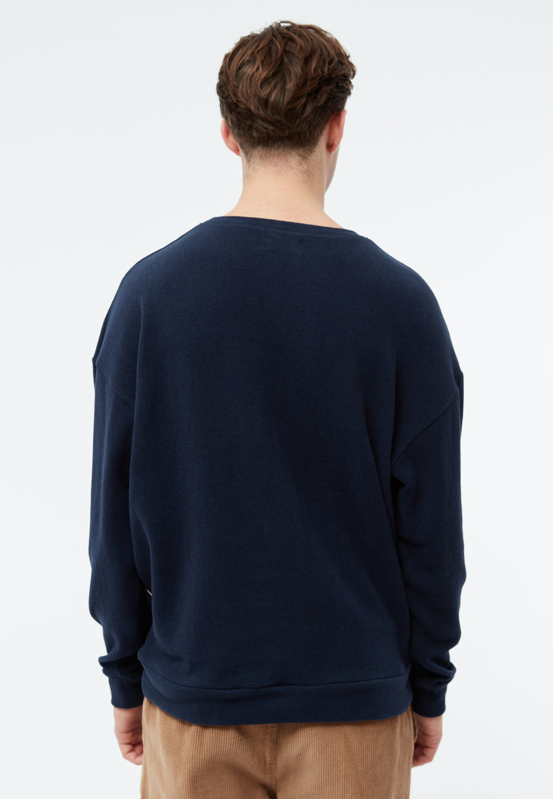 Givn Berlin Sweater GBANTHONY aus recycelter Baumwolle Sweater Blue