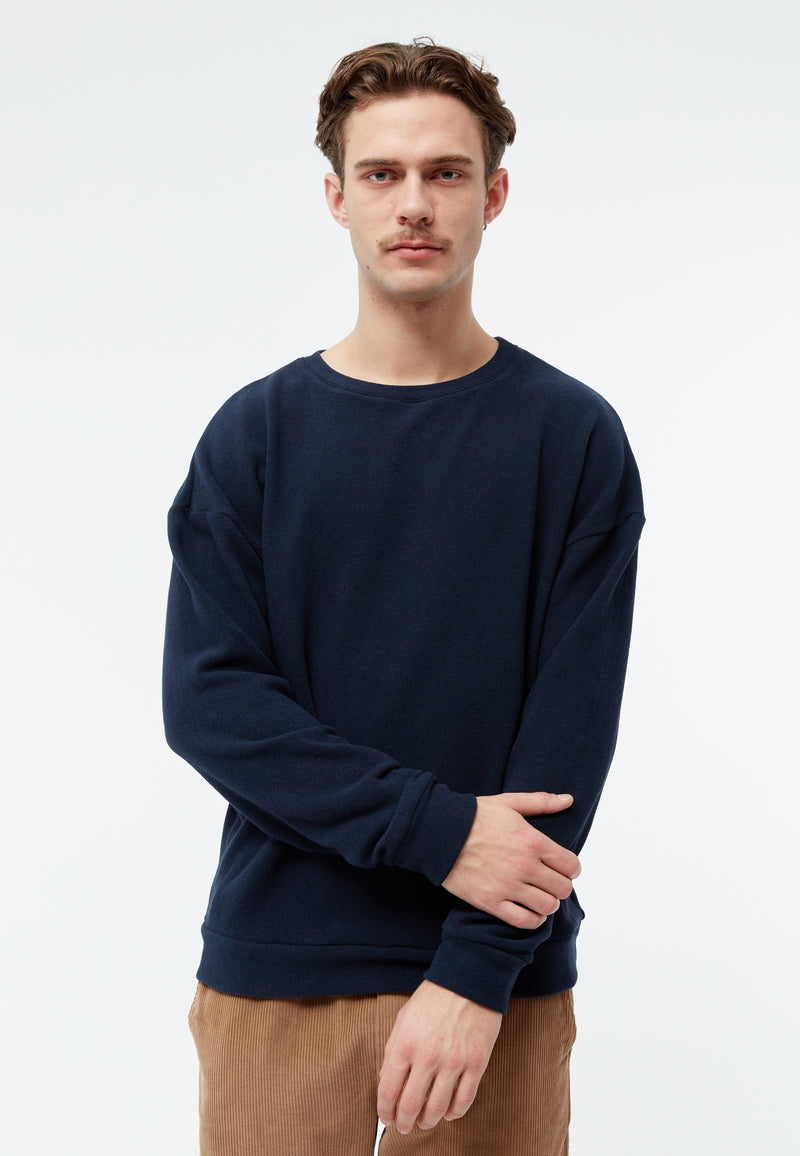 Givn Berlin Sweater GBANTHONY aus recycelter Baumwolle Sweater Blue