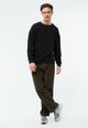 Givn Berlin Sweater GBANTHONY aus recycelter Baumwolle Sweater Dark Grey