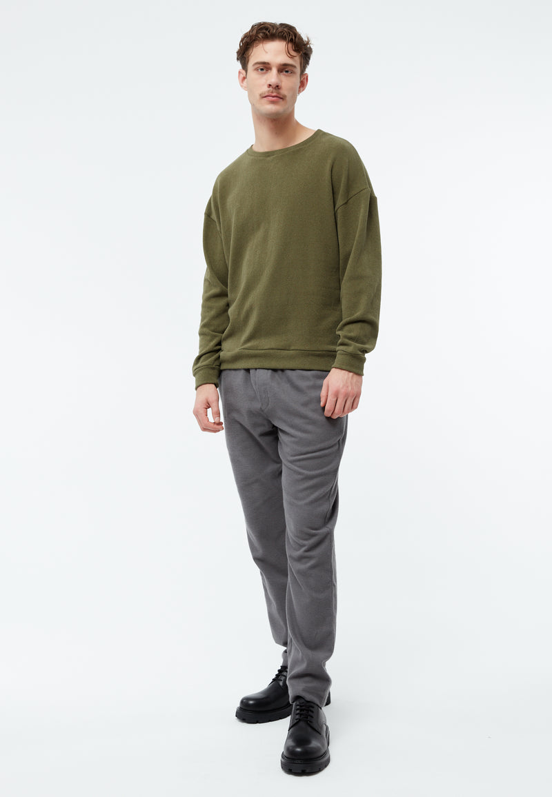 Givn Berlin Sweater GBANTHONY aus recycelter Baumwolle Sweater Khaki